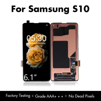 

Original LCD for SAMSUNG for Galaxy S10 LCD G9730 Display Touch Screen Digitizer Assembly for Samsung S10 Screen Free Shipping