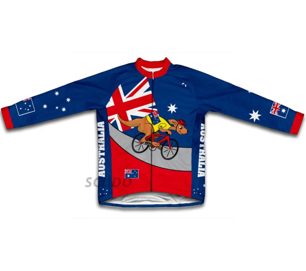 

Australia Kid Cycling Jersey Boys Bike Bicycle Long Sleeves Mountaion MTB Jersey Clothing Shirts child Cycling Sportswear