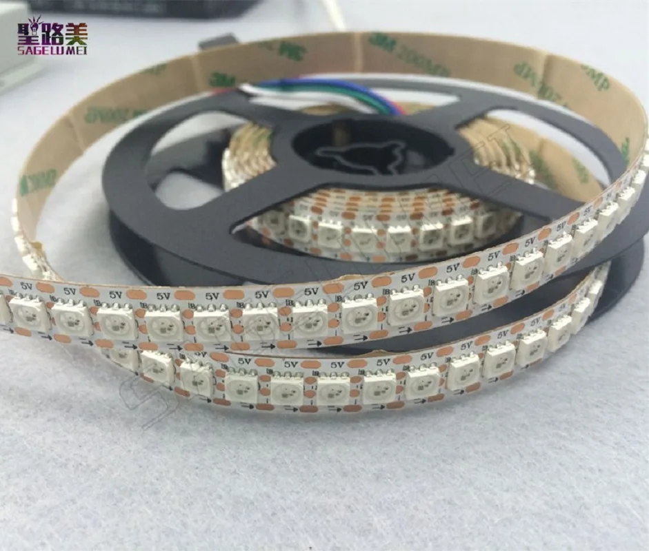 Светодиодная Пиксельная лента WS2813 IP30/IP67 1 м/5 м с двойным сигналом 30/60/144