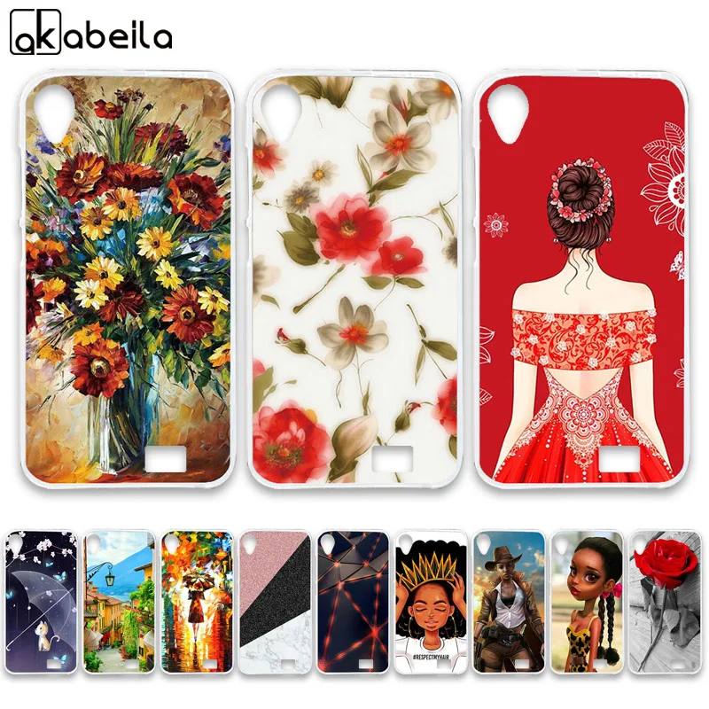 

AKABEILA Silicon Patterned Cases For Homtom HT16 Covers For Doogee Homtom HT16 Case Soft Cover For Homtom HT16 Silicone Case