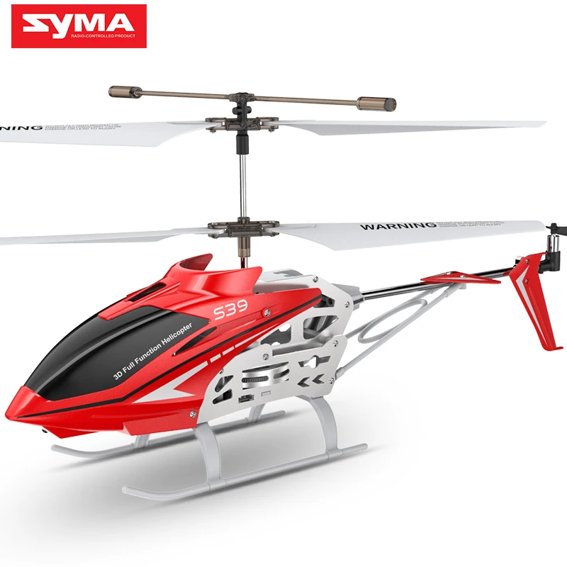 

Syma S8 Original 2.4G 3CH RC Helicopter with Gyro Led Flashing Aluminum Anti-Shock Remote Control Toy Factory Direct Red White