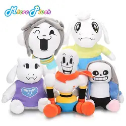 Undertale плюшевая и мягкая кукла игрушка Papyrus Sans Temmies Asriel Toriel игра kawaii милая кукла подарок на день рождения 22-30 см