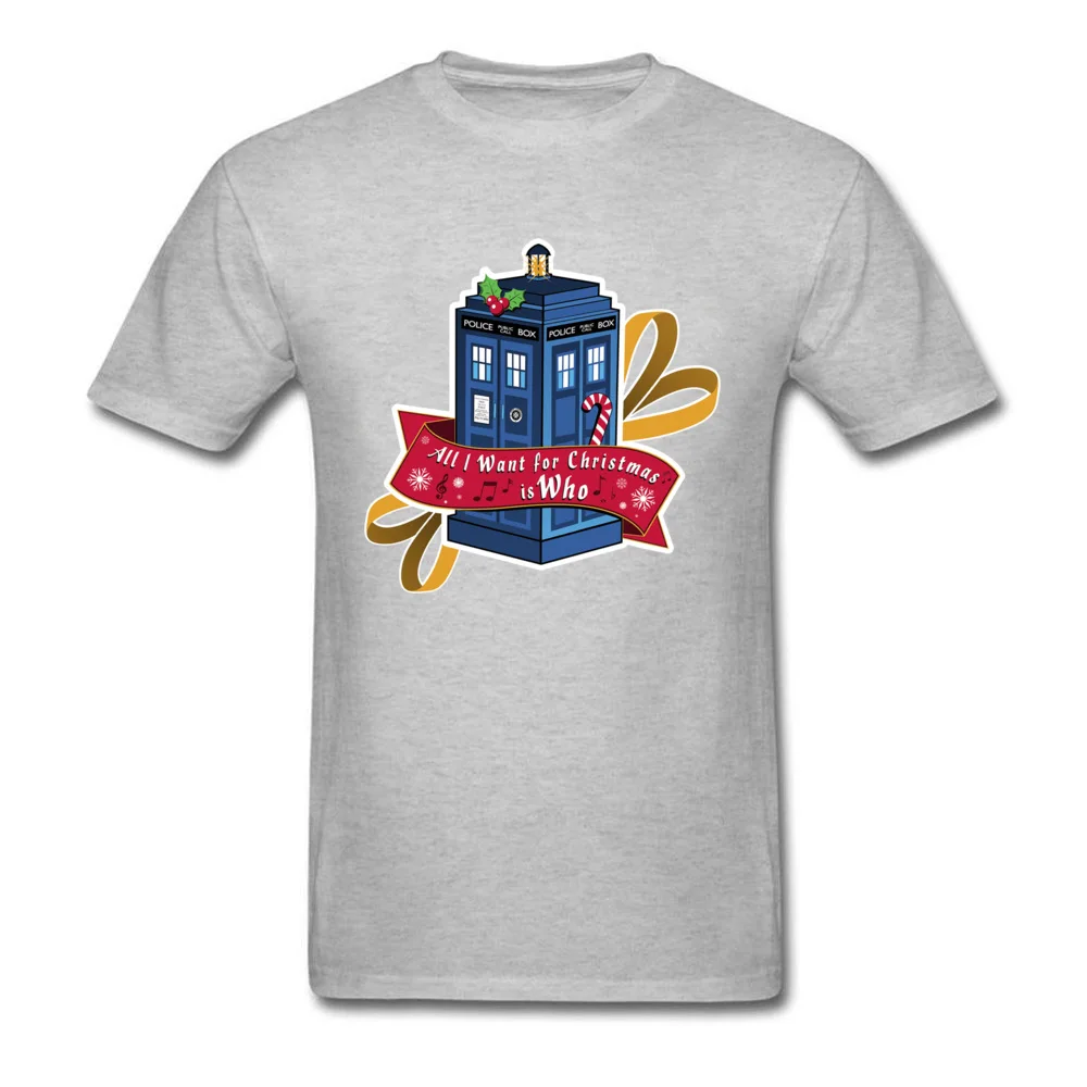 Classic Street Labor Day Pure Cotton Round Neck Men Tops Shirts Geek Tee Shirts Family Short Sleeve T Shirt Wholesale all i want for christmas is who 4973 grey