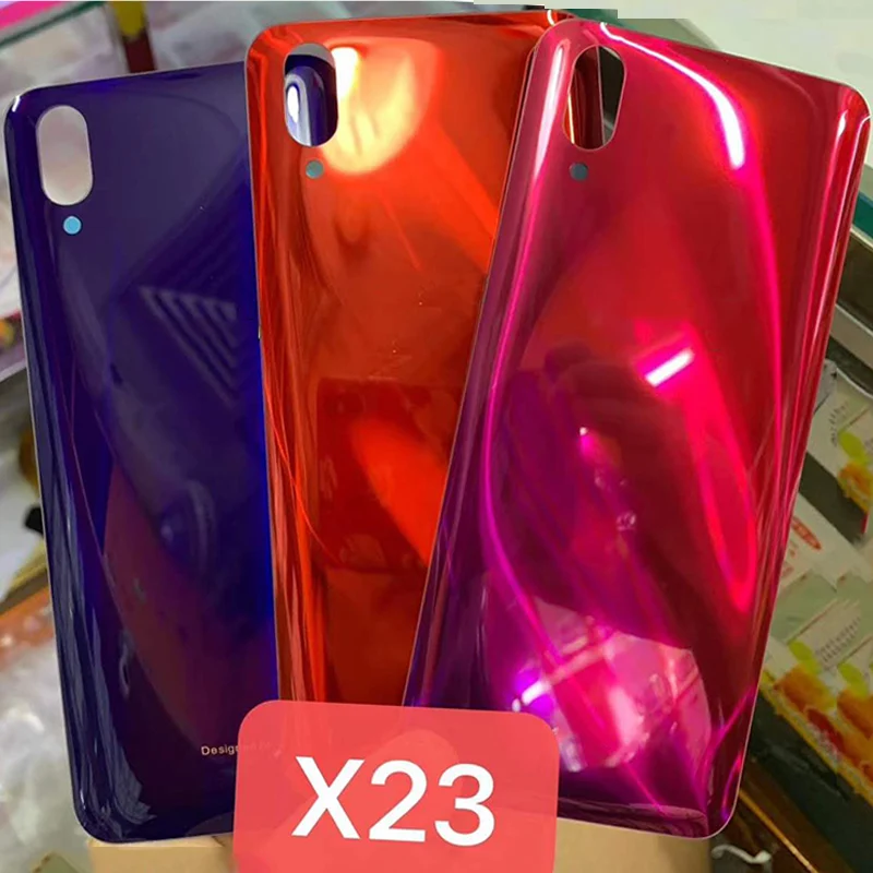 

New glass Battery Back Rear Cover Door Housing For vivo X23 X23A Battery Cover For vivo X 23 X23 A shell Replacement repair 6.41