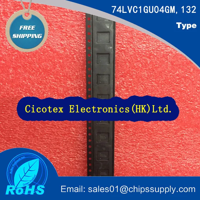 

30pcs/lot 74LVC1GU04GM,132 132 XSON6