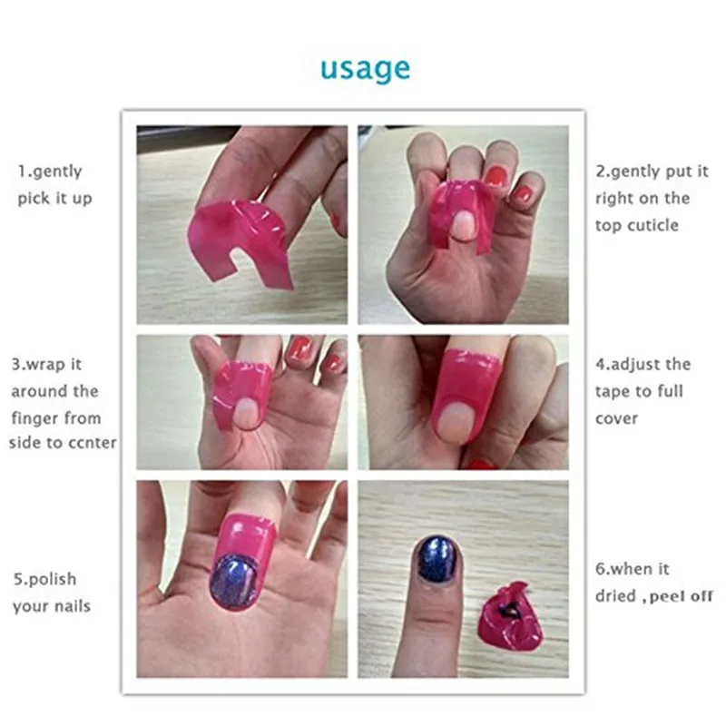 Mismxc Disposable L Off Tapes Cuticle Guard Skin Barrier Mismxc Disposable L Off Tapes Cuticle Guard Skin Barrier Protector Nail Art Polish Uv Gel Palisade Manicure In Form From Beauty Health