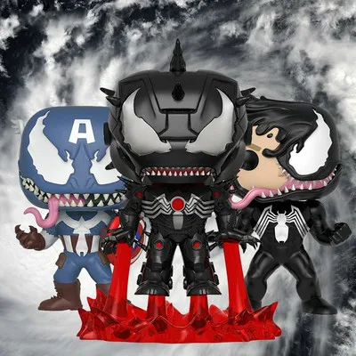 FUNKO POP фигура Венома игрушки Venomized CARNAGE Халк Капитан Америка Железный человек