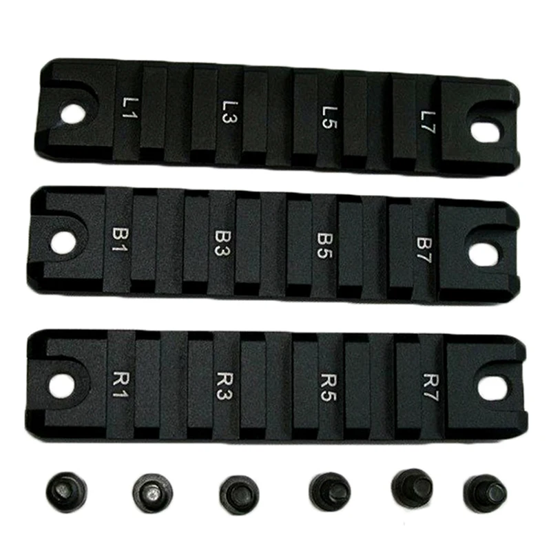 Набор для охоты 7 слотов 3 шт. Тактический RIS RAS 20 мм Weaver Picatinny G36 G36C болт милитари Gear