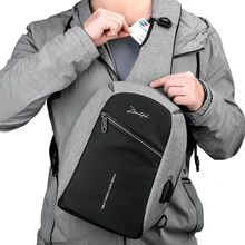 DEELFEL новые сумки через плечо мужские противоугонные нагрудные сумки Сумка летняя мужская сумка через плечо Сумка водонепроницаемая для Ipad