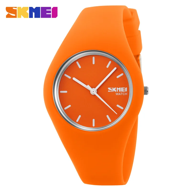 Женские часы SKMEI брендовые модные повседневные кварцевые мужские Montre Femme Reloj Mujer