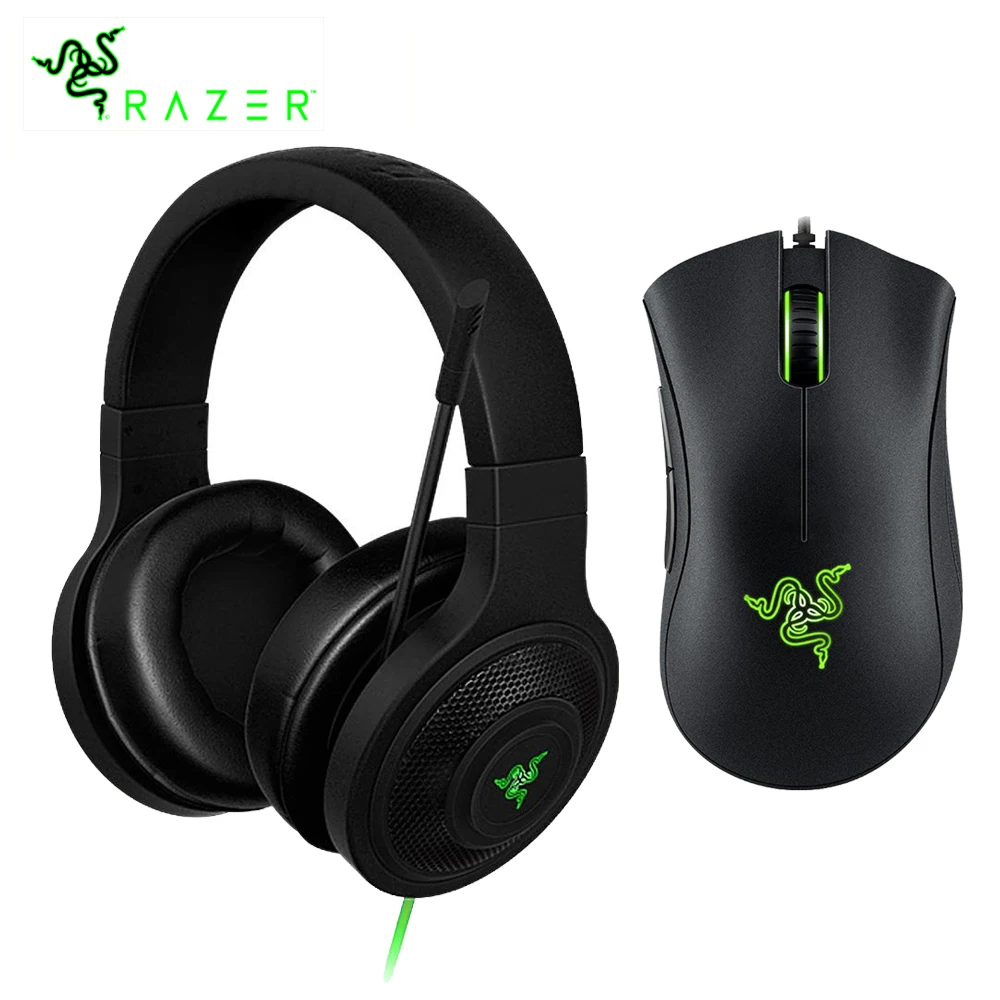 Razer Kraken Essential Headphone Headset With Mic Razer DeathAdder