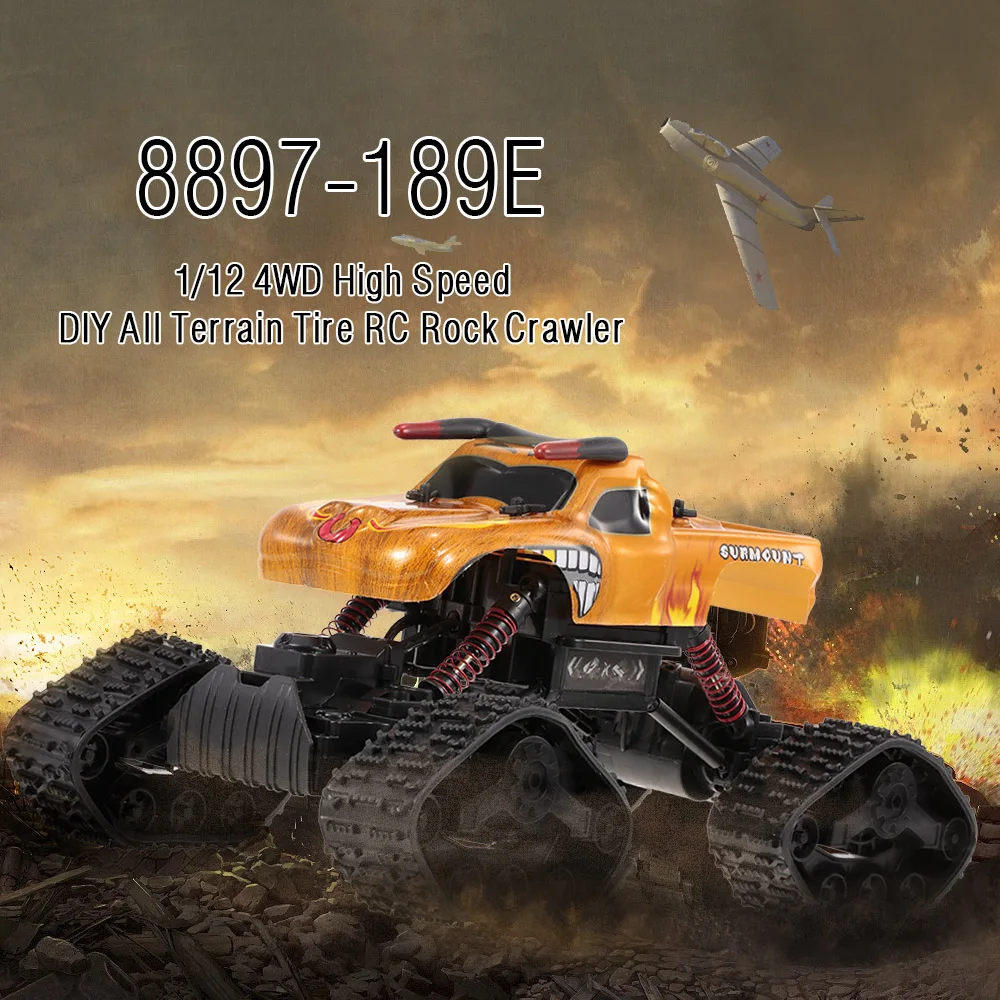 Радиоуправляемая машинка 8897 189E с дистанционным управлением 1/12 2 4G 4WD DIY шина