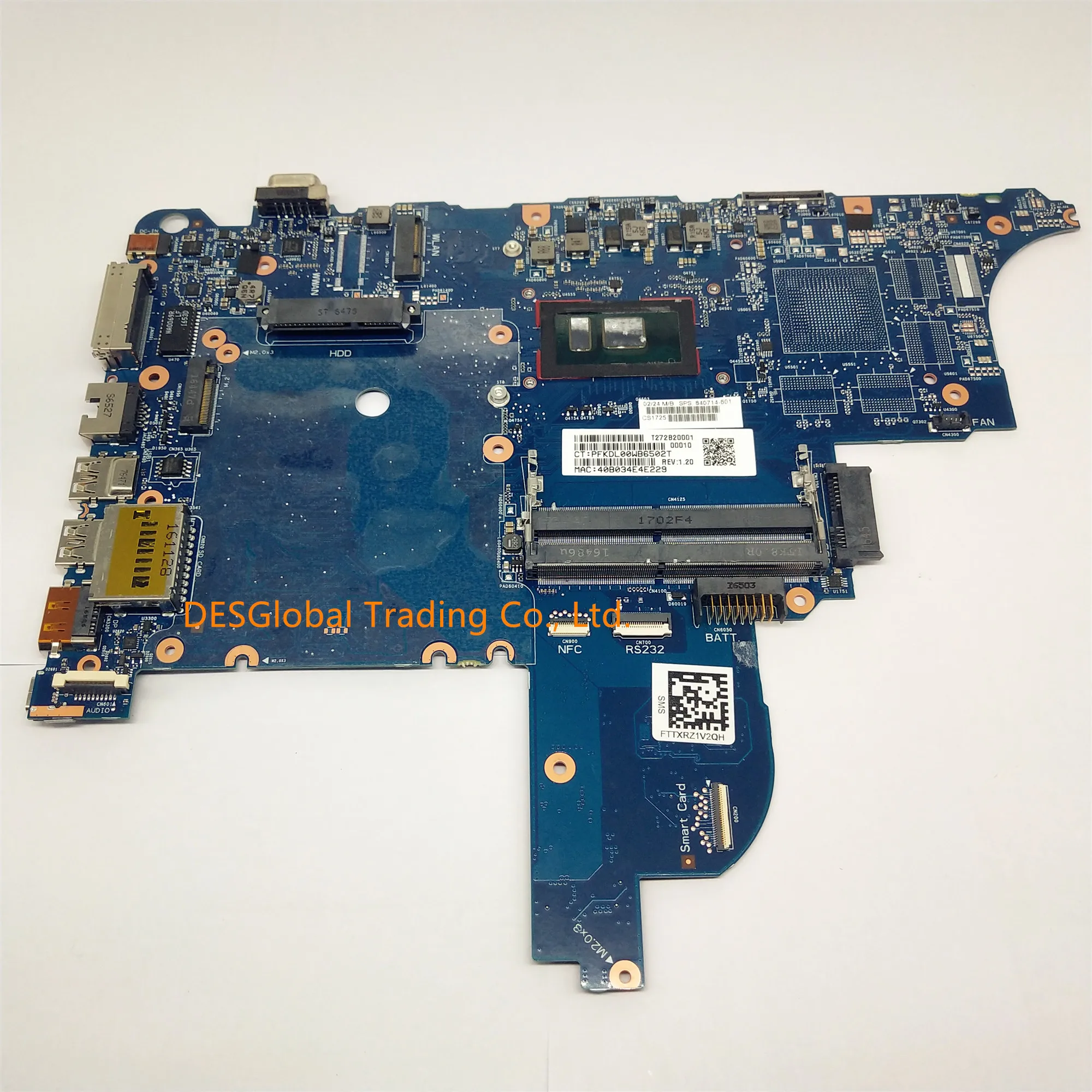 

For HP ProBook 640 G2 650 G2 640-g2 650-G2 Laptop Motherboard i3-6100U DDR4 Mainboard 840714-601 840714-601 840714-501 100% Test