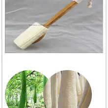 3 типа натуральная бамбуковая ручка душевая щетка-массажер для ванной мягкая растительная мочалка Ванна Душ Спа скруббер