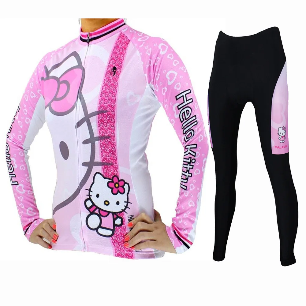 Hello Kitty Women S Long Sleeve Cycling Jersey New Style Price 65 72 Cycling Jerseys Cyclingjerseys Org