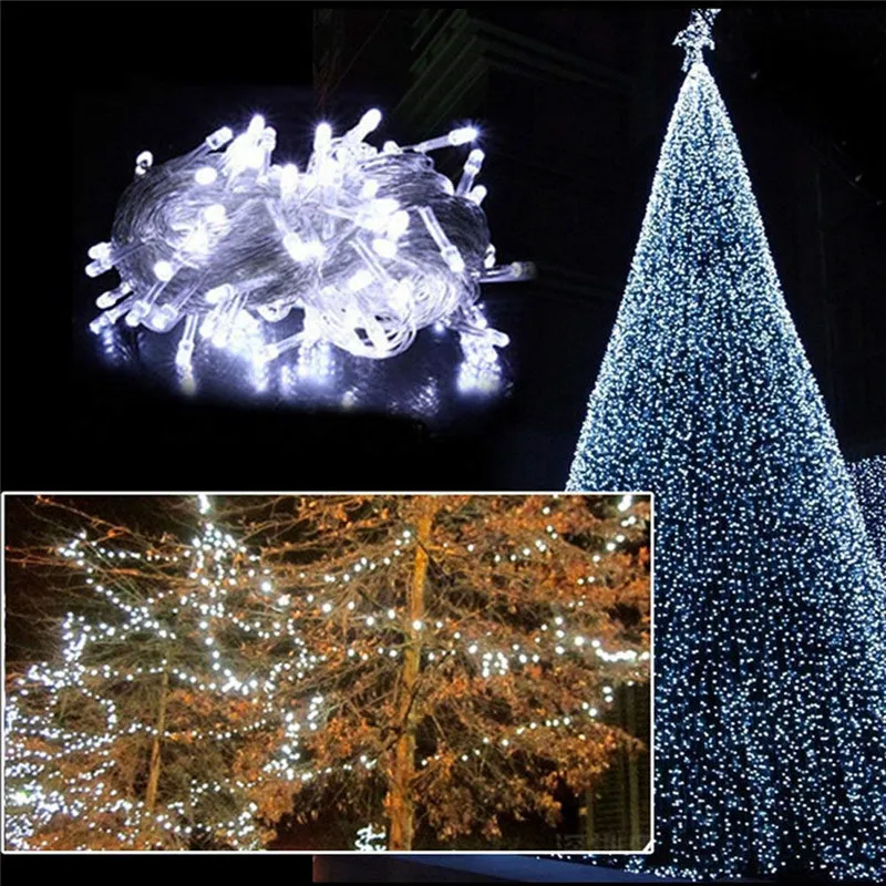 1 Set String Light Led Garland Christmas Tree Fairy Light Waterproof Street Garland For Home Garden Party Outdoor Decoration