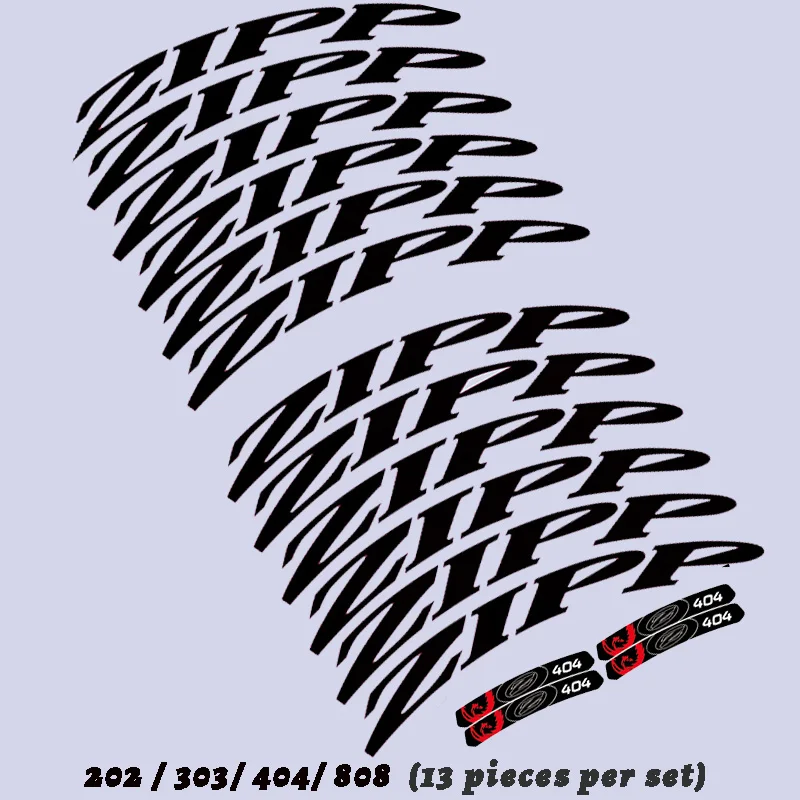 

404 808 Road Bike bicycle two Wheels rim replacement Stickers for zip wheelset race cycling decals free shpping