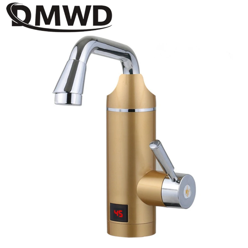 DMWD Electric Instant Hot Water Heater LED Temperature Display Tankless