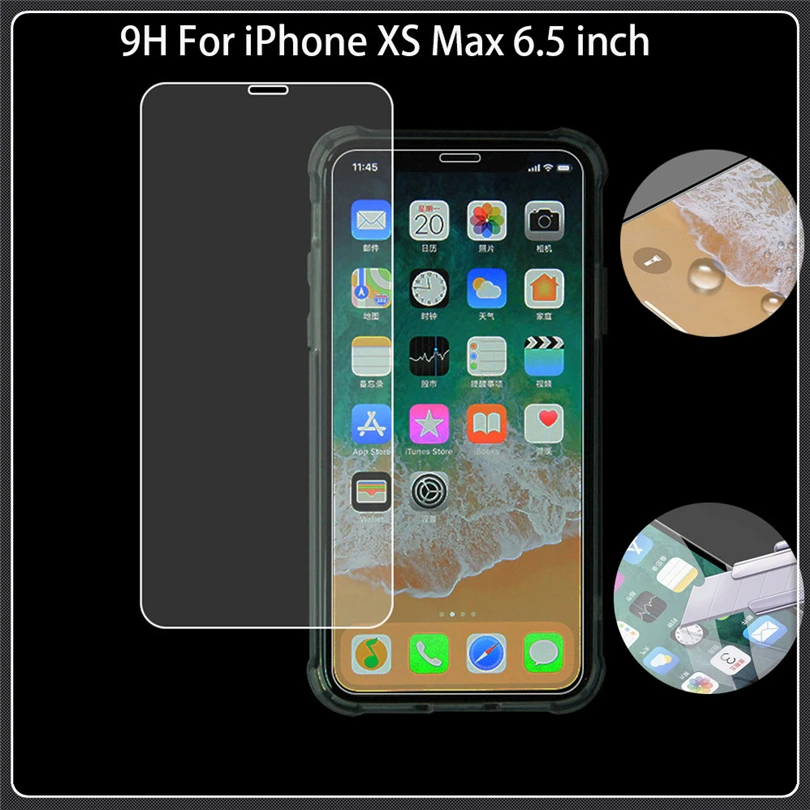 3 шт Защитная пленка на экран для iPhone XS/XS Max/XR полное прозрачное закалённое стекло протектор экрана 9 H 6,1 дюйма/5,8 дюйма/6,5 дюйма A20