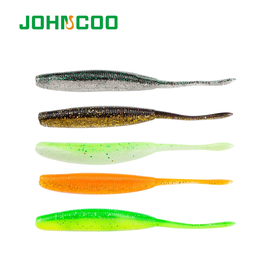 JOHNCOO силиконовые приманки Swimbait бас 6 шт./лот для рыбалки мягкие блесны на удочку 115