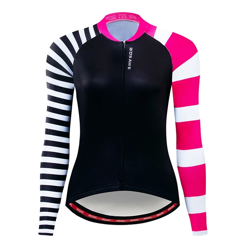 

Hot Sale Cycling Jersey Women Bike Tops Reflective Cycling Jersey MTB Jersey Female Anti Sweat Jackets Windproof Quick Dry Coat