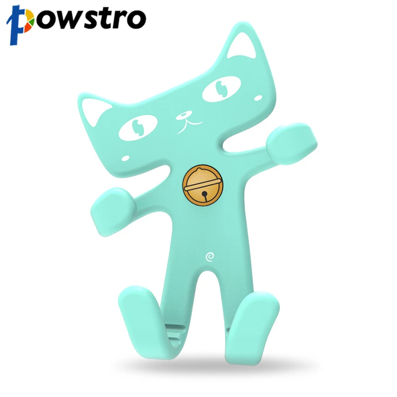 

Flexible Soft Rubber Cat Car Holder Fashion Cute Air Vent Mount Car Phone Holder Silicone Mobile Phone Holder