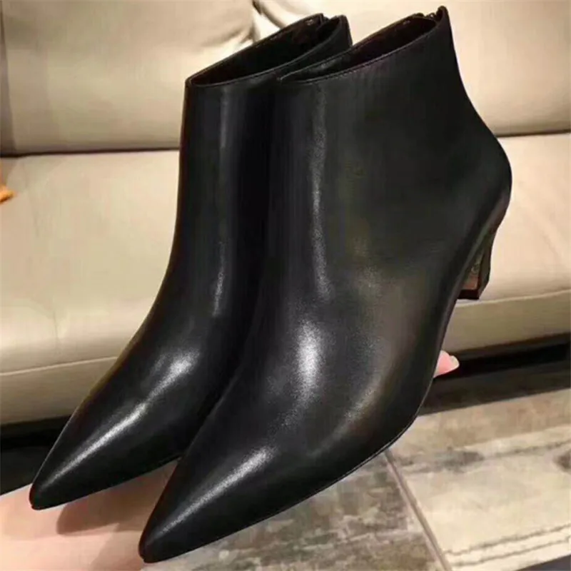 Pic Invierno as Inside as Puntiagudo De Bota Zapatos Botines Diseñador Feminina Pic As Mujer Cuero fur Corto Botas Elegante 2018 fur Vestido Inside Pic xBCnWqXZR