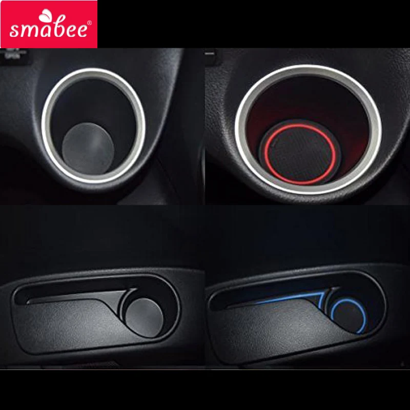 Smabee слот для ворот TOYOTA Sienta 2016-2018 внутренняя дверь pad/чашка Нескользящие коврики 20