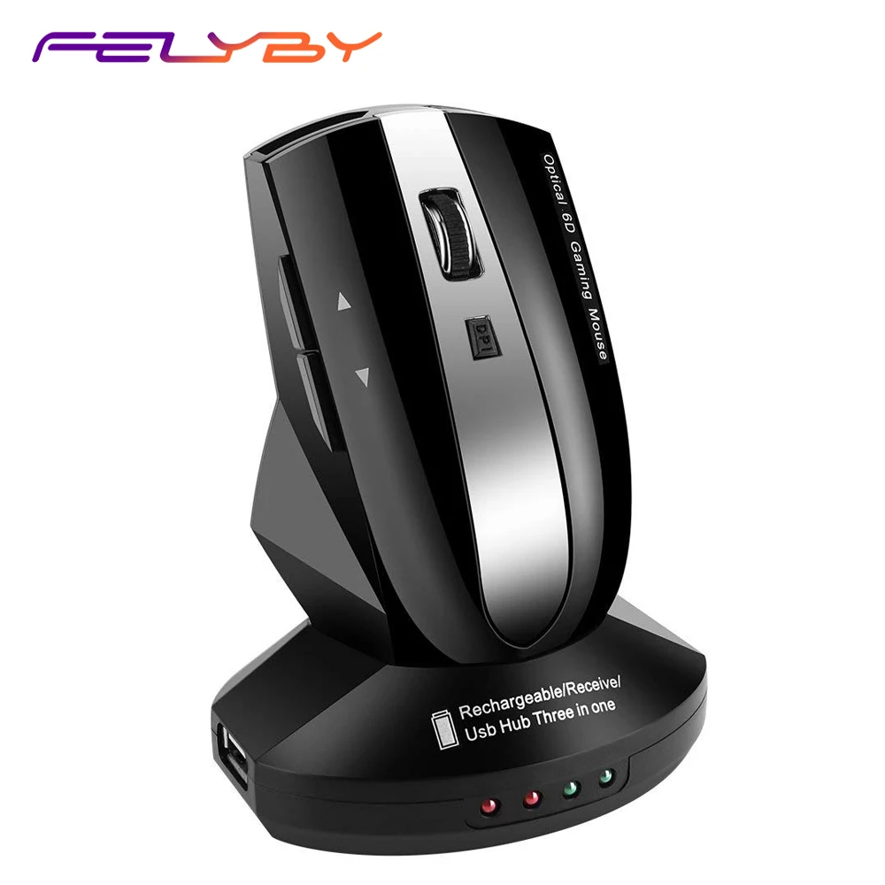FELYBY M011 Беспроводной Перезаряжаемые Мышь Регулируемый Точек на дюйм для PC ноутбук