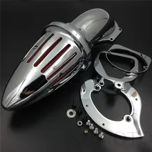 Aftermarket free shipping motorcycle parts Air Cleaner Kits intake filter for Honda Spirit ACE 750 1998-2013 CHROME