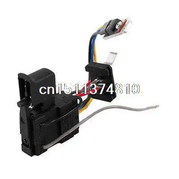 

DC 9.6-24V 12A Momentary Trigger Wired Switch Black for Electric Drill