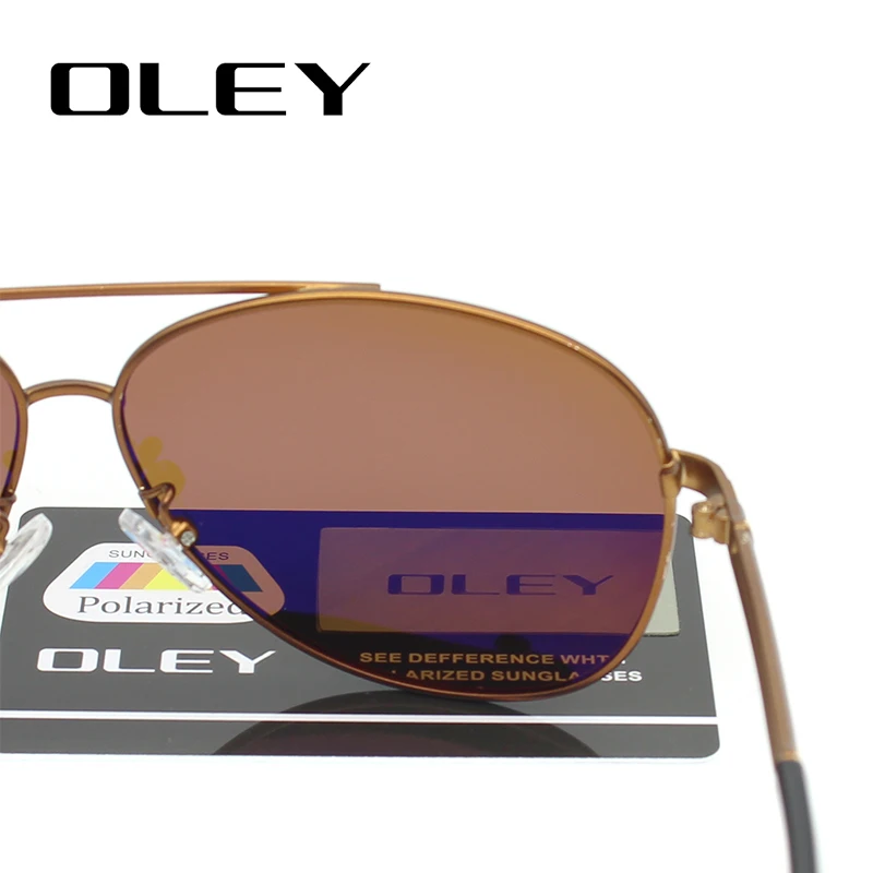 OLEY, роскошные солнцезащитные очки, мужские, поляризационные, классические, пилот, солнцезащитные очки, аксессуары для рыбалки, очки для вождения, gafas de sol zonnebril mannen