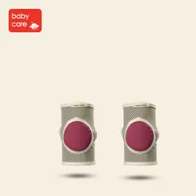 Babycare 1 пара наколенники Детские удобные хлопковые дышащие губки Наколенники для детей учатся ходить лучшая защита Ползания леггинсы Pad