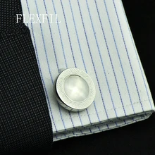 Ювелирные изделия французская рубашка Запонки мужские винно-белые Запонки Свадебные бутоньерки черные высококачественные круглые