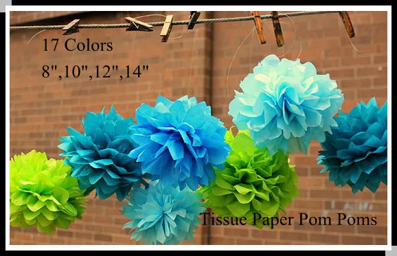 DIY 8 inch 20 cm Decorative Tissue Paper Pom Poms Wedding Flowers Balls Garland Party Decorations 18 colors option|centerpiece ideas|centerpiececenterpiece candelabra AliExpress