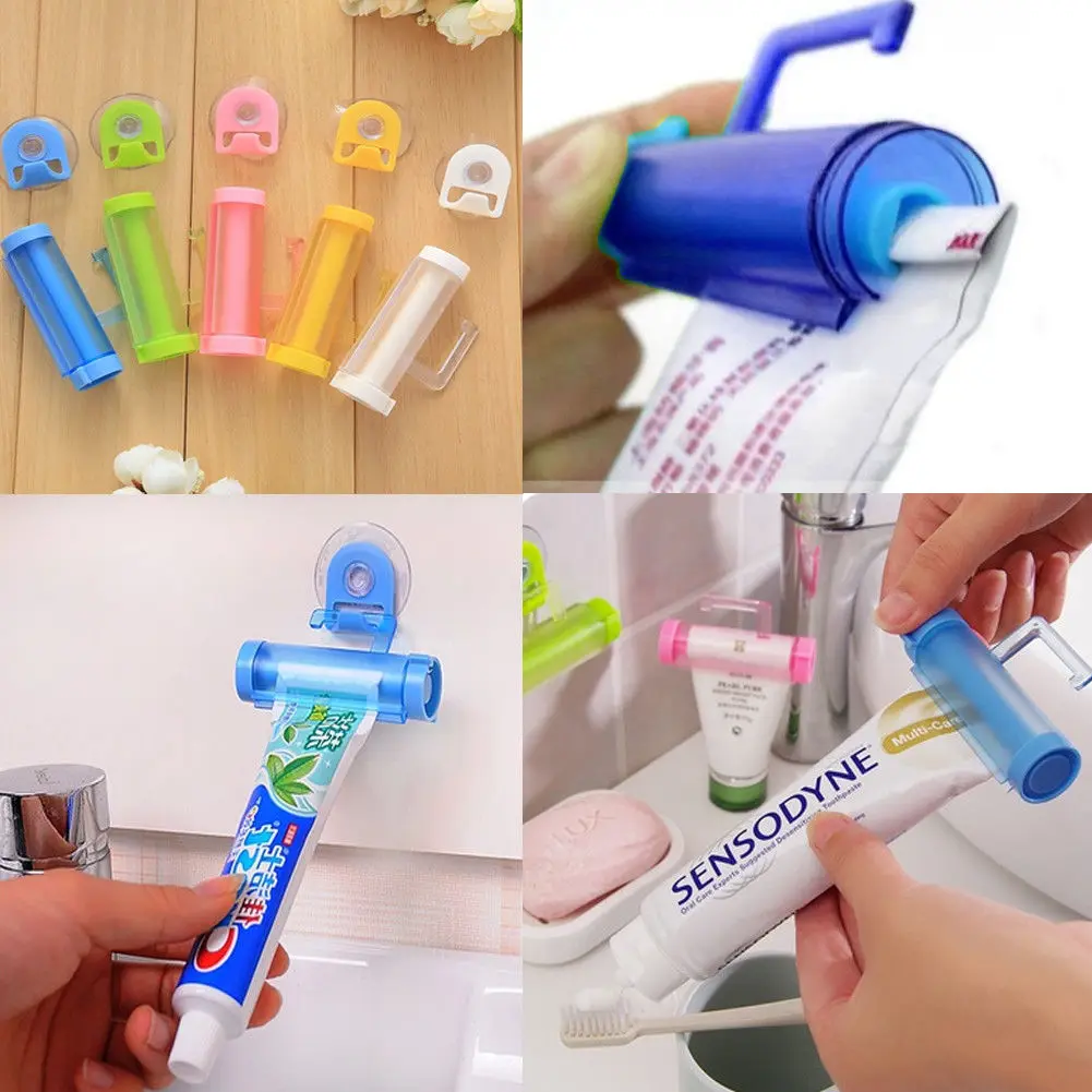 Toothpaste Squeezer Toothpaste Tube Dispenser Clip Cleanser Extruder LJ