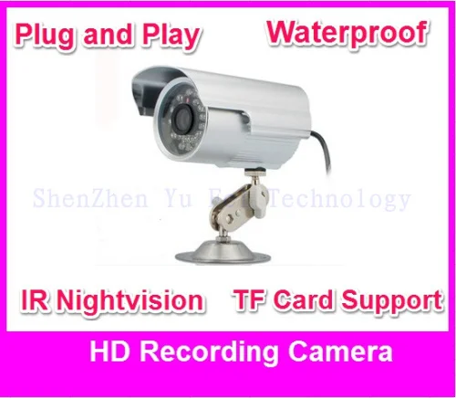 

No Need Layout Cables Waterproof NightVision Camera Loop Recording