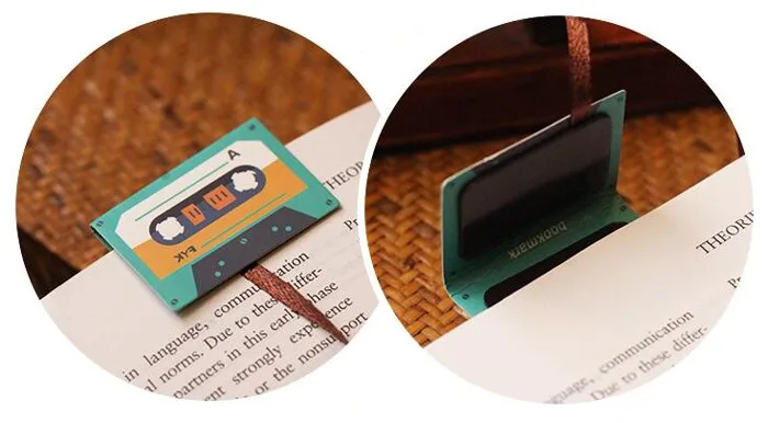 1 шт милые животные закладки мини Магнитная кассета Лента Закладка офисный Материал школьные канцелярские принадлежности(tt-2704