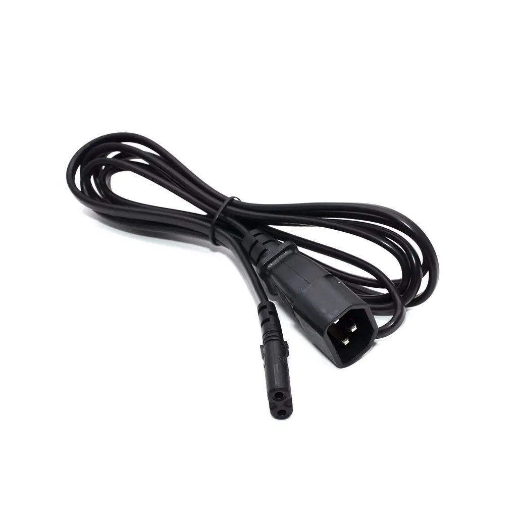 

AC Power Cable IEC320 C7 Female to C14 Male Plug Extension Cord Power 0.3/ 1M / 2M