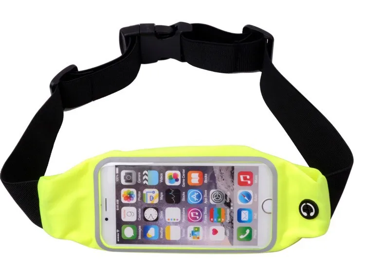 Водонепроницаемая Спортивная поясная сумка для бега, чехол для телефона, кошелек, чехол, держатель на молнии, походная сумка для iPhone 5, 6, 6 S, 7 Plus, htc, LG