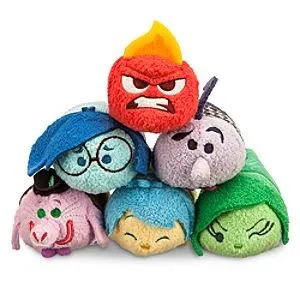 

Skyleshine 6pcs/lot Inside Out Plush Toy Stuffed Doll Screen Cleaner Phone Joy Disgust Angry Sadness S543