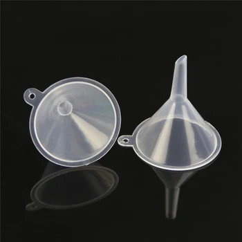 

10 Pcs Plastic Small Funnels For Perfume Liquid Essential Oil Filling Empty Bottle Packing Tool Laboratory Supplie