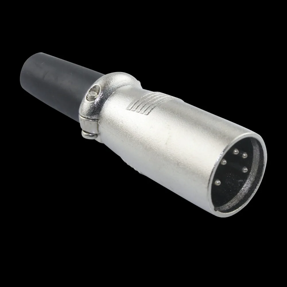 Newest Arrive Male 5 Pin XLR Jack Plug Microphone MIC Audio Connector