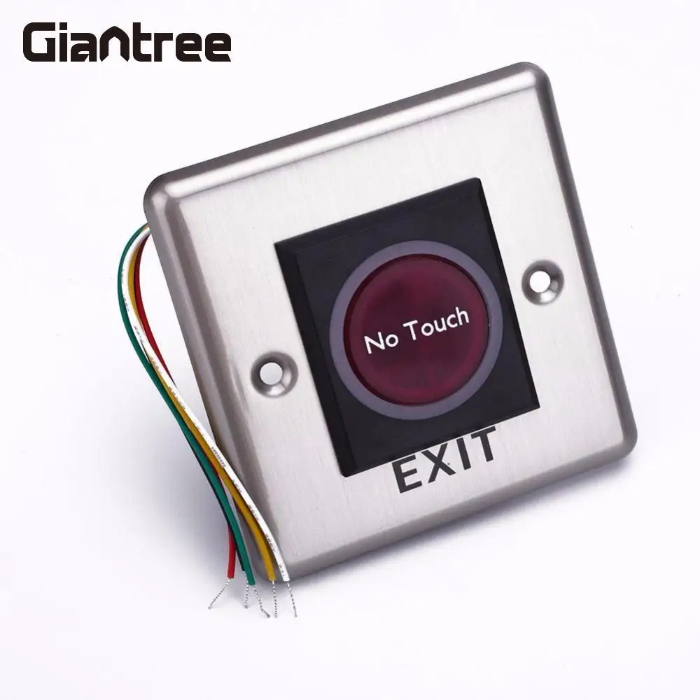 

giantree DC 12V No Touch Door Button Panel Infrared Sensor Switch With Light Indication