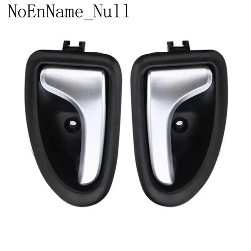 

1 Pair Left / Right Black Chrome Car Cable Type Interior Door Handle For Renault for Renault Clio 2000-2009