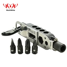 Стоящий мини многофункциональный брелок для ключей EDC Открытый Кемпинг портативный из нержавеющей стали карманные инструменты для выживания в пустыне