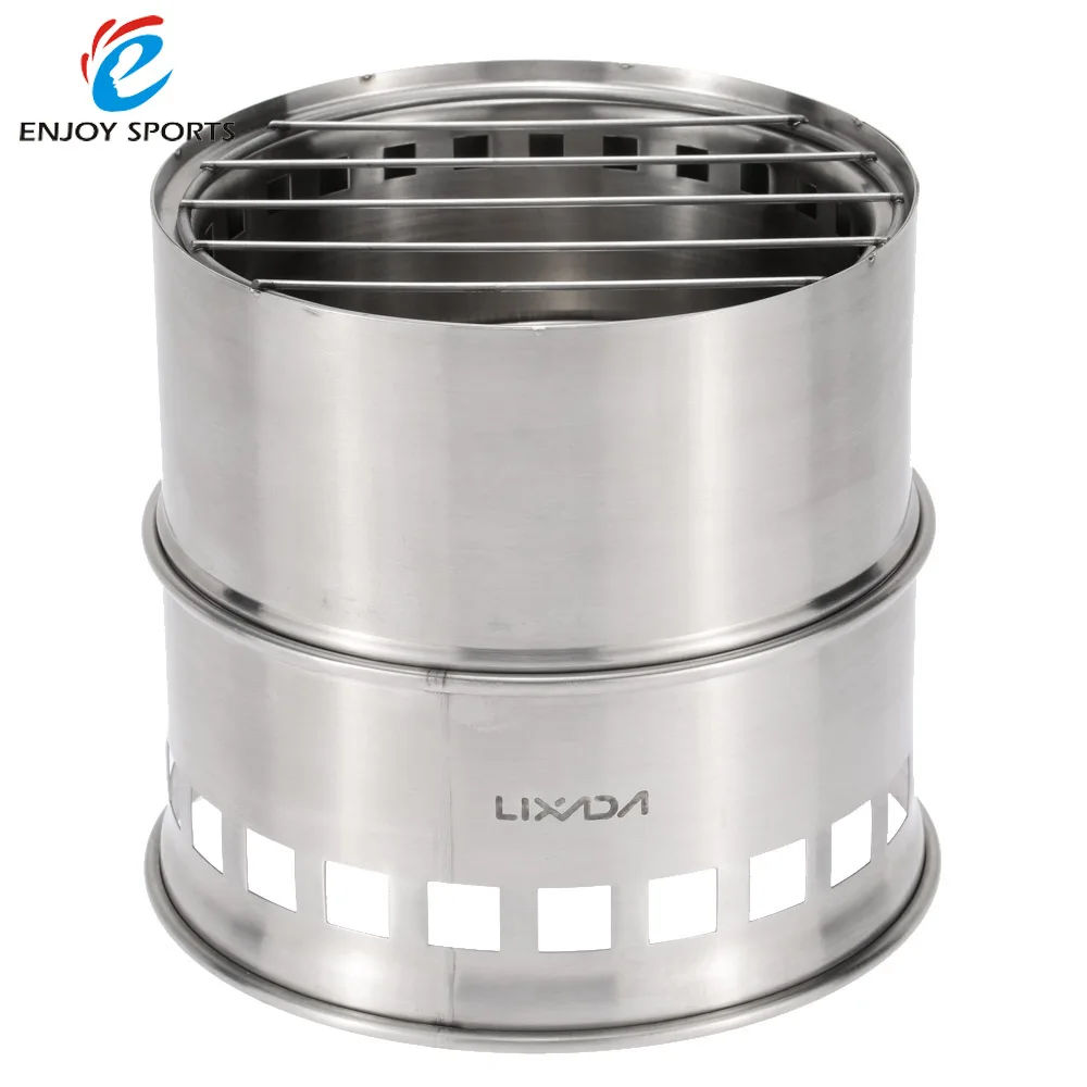 Prix pour Lixada Portable En Acier Inoxydable Poêle À Bois Brûleur + Alcool Plat + Barbecue Grill Pour la Cuisson En Plein Air de Pique-Nique BBQ Camping Prix pour Lixada Portable En Acier Inoxydable Poêle À Bois Brûleur + Alcool Plat + Barbecue Grill Pour la Cuisson En Plein Air de Pique-Nique BBQ Camping