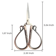 10 см из нержавеющей стали Классический, винтажный, старинный вышивка крестиком Европейский ретро ремесло шитье портной ножницы ручной работы DIY инструмент