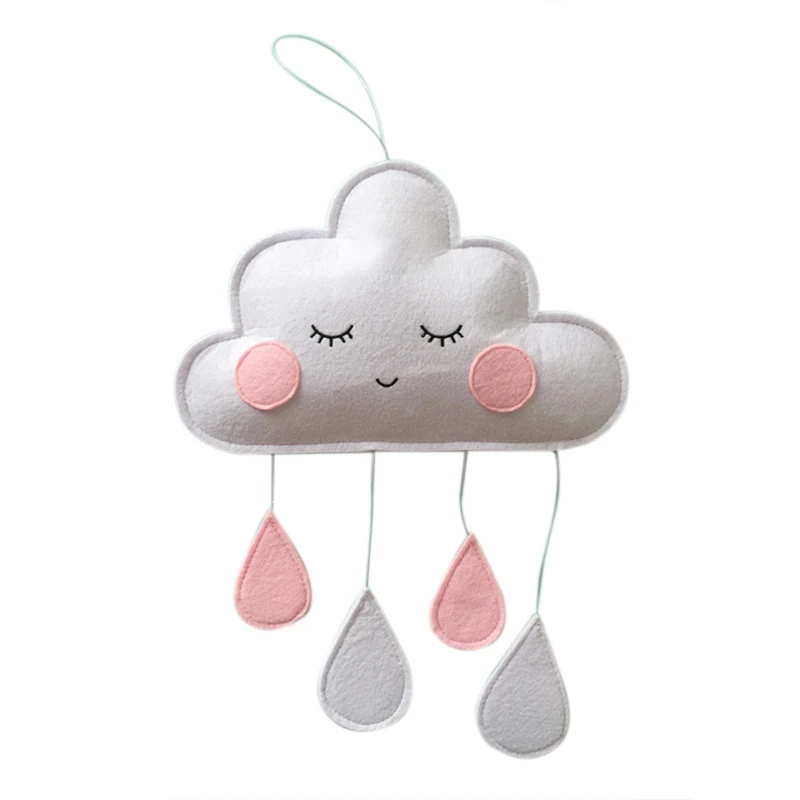 Детская облачная капля, висячий декор, улыбающиеся облака, Северный ветер, детские настенные наклейки с росписью, подарок, украшение для дома