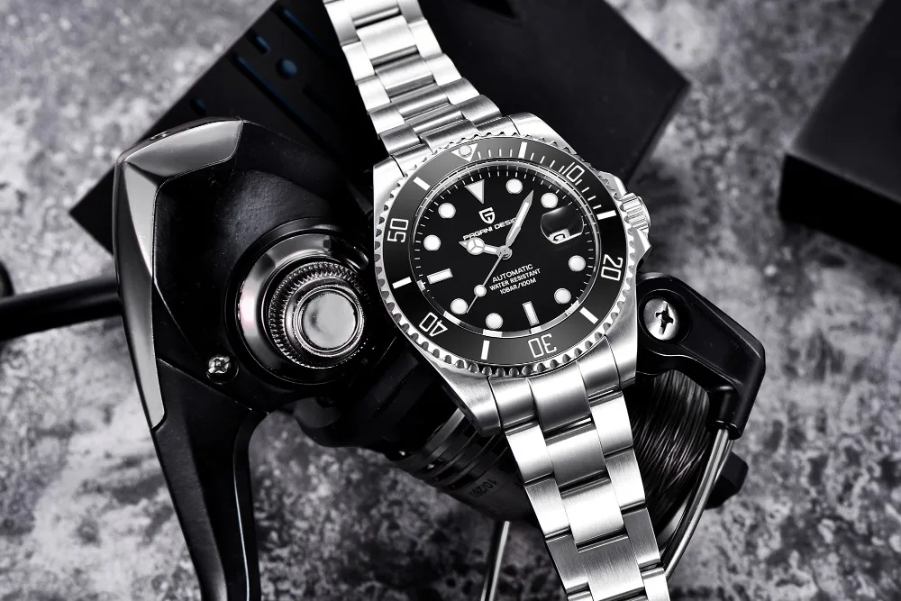 PAGANI Дизайнерские мужские часы, брендовые военные часы, спортивные водонепроницаемые часы с ремешком из нержавеющей стали, мужские часы для движения, мужские часы